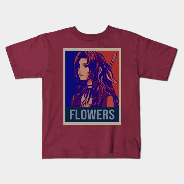 Flowers Poster! Kids T-Shirt by Rickster07